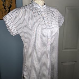 BNWT Sophie Max Button Down Shirt Striped Tunic